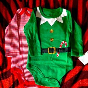 NEW/tag Christmas onesies